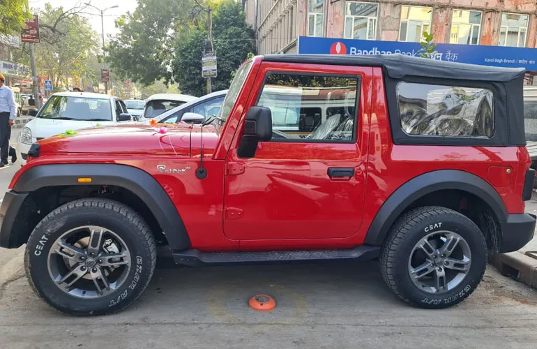 Self Drive Mahindra Thar 4WD Convertible Top